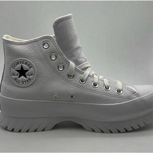 Converse Chuck Taylor All Star Leather Lugged 2.0 White Sneakers Men 8.5 / W10.5